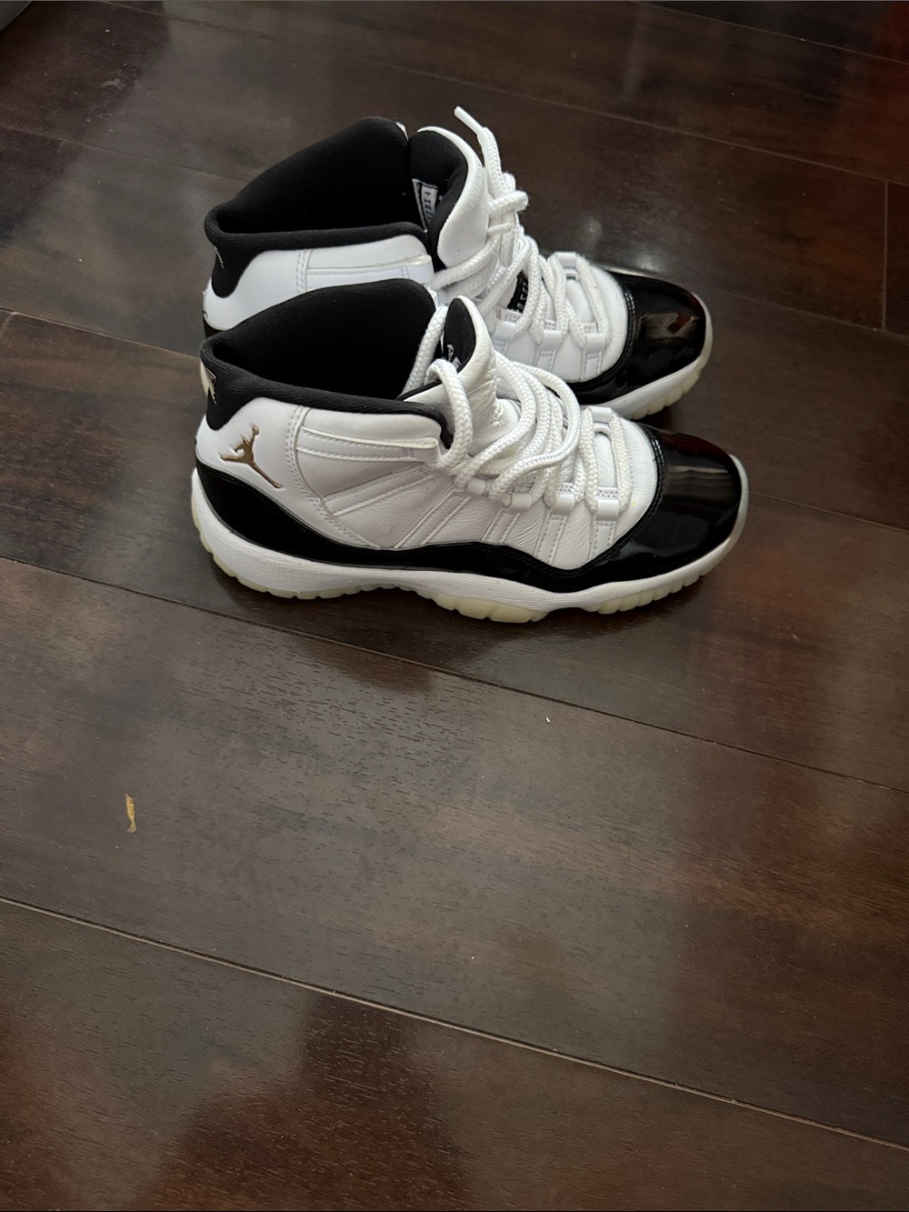 Kids White and Black Basketball Sneakers
